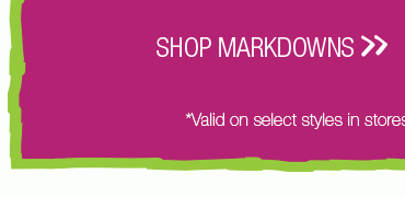 Shop markdowns