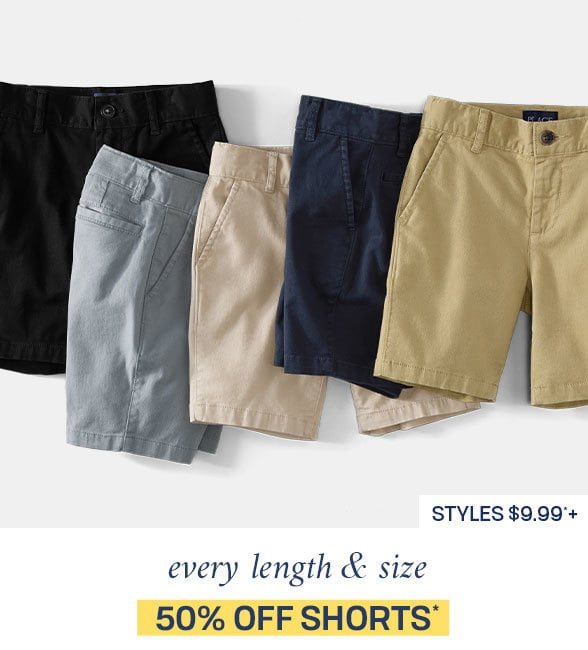 50% off Shorts