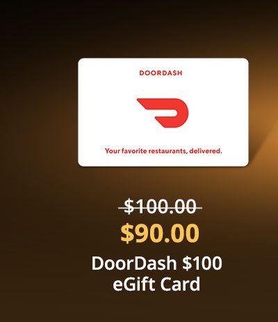 DoorDash $100 Gift Card (Email Delivery)