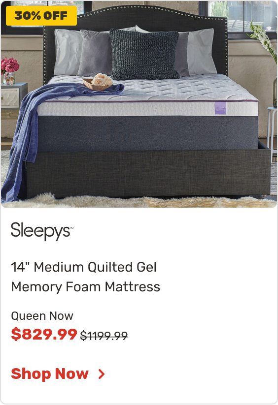 14 inches Medium Quilted Gel Memory Foam Mattress