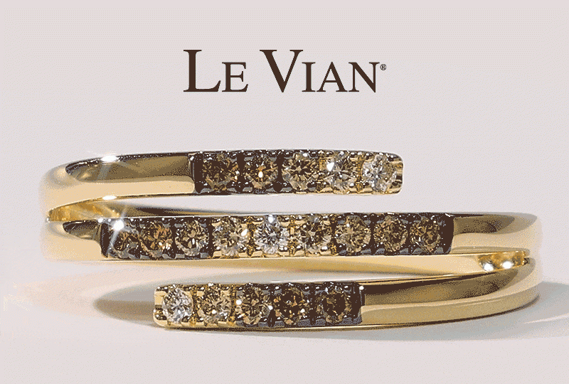 Le Vian Good Karma Chocolate Ombré Diamond Ring 1/4 ct tw 14K Honey Gold