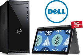 Laptops Starting $130, Dell SFF Core i3 Desktop Under $250, Bonus eGift Card on select Electronics & More