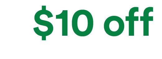 $10 off