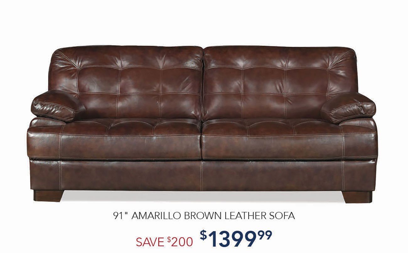 Amarillo-Brown-Leather-Sofa