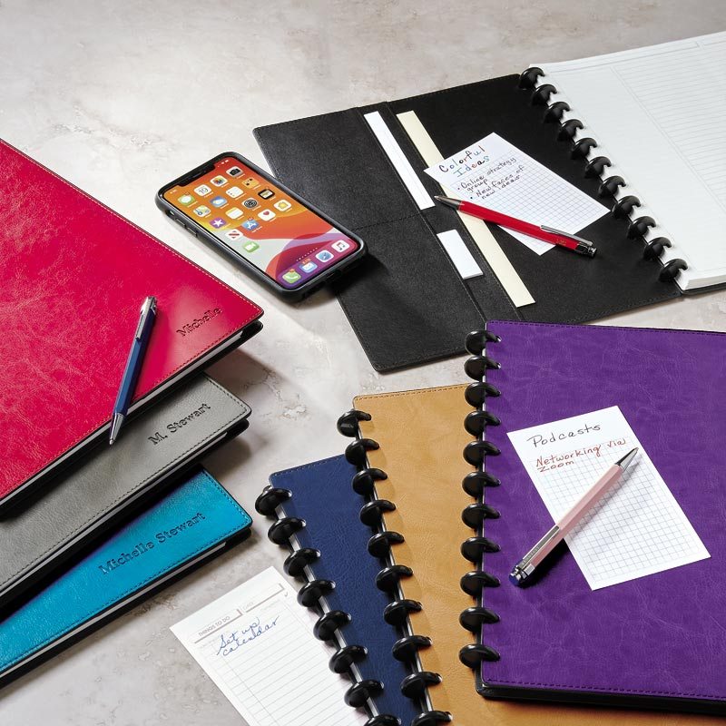 Circa® Smooth Sliver Notebook with Pockets