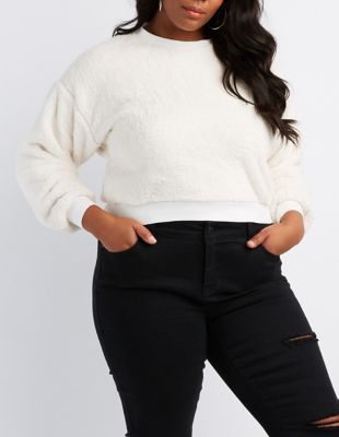 charlotte russe plus size sweaters