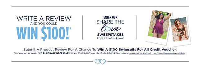 Enter Our Share The Love Sweepstakes