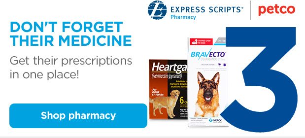 3. Don't forget their medicine. Get all their prescriptions in one place! Shop pharmacy.