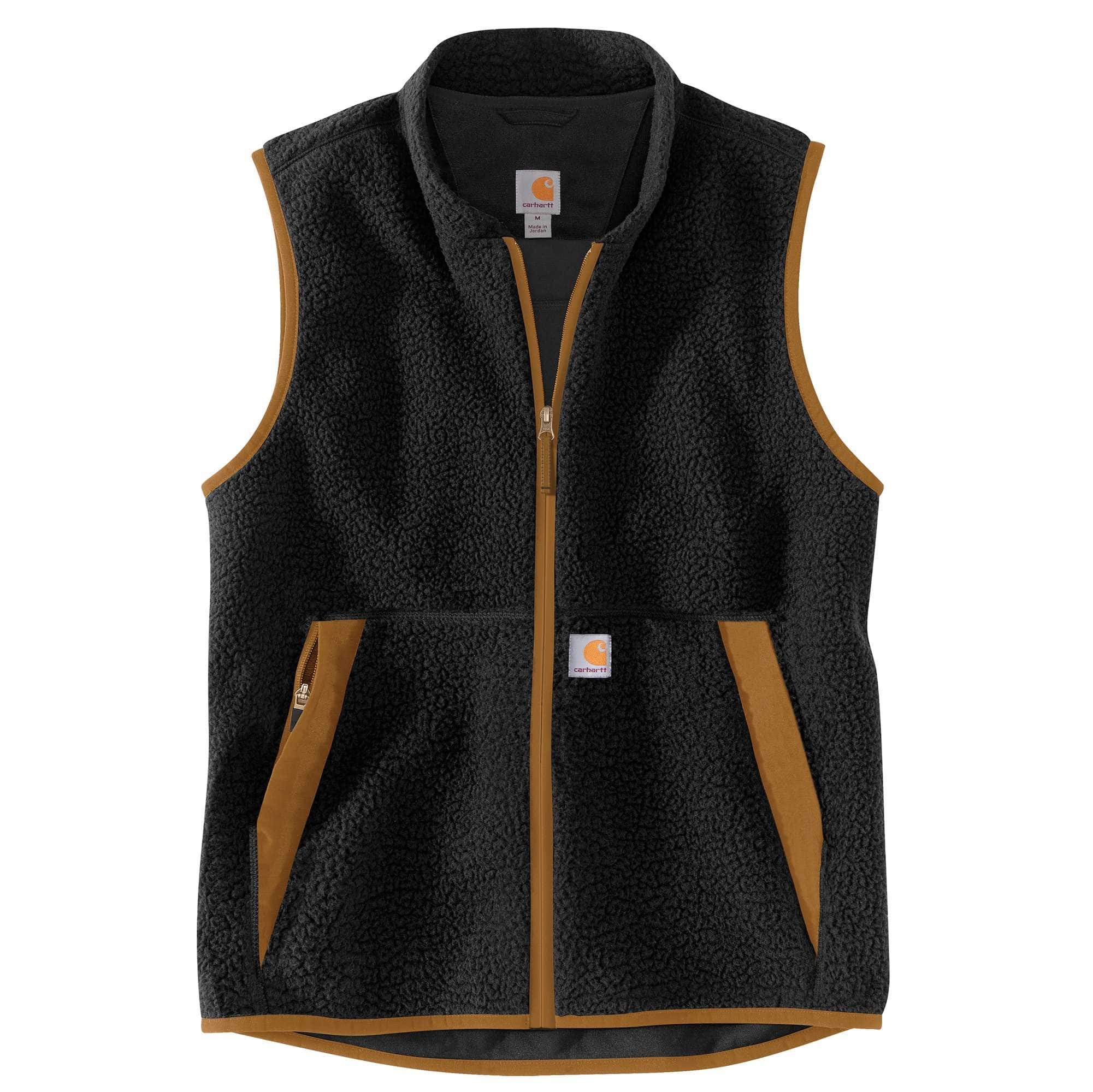 Relaxed Fit Fleece Full Zip Vest