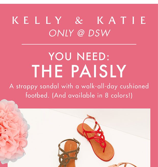 kelly and katie paisly sandal