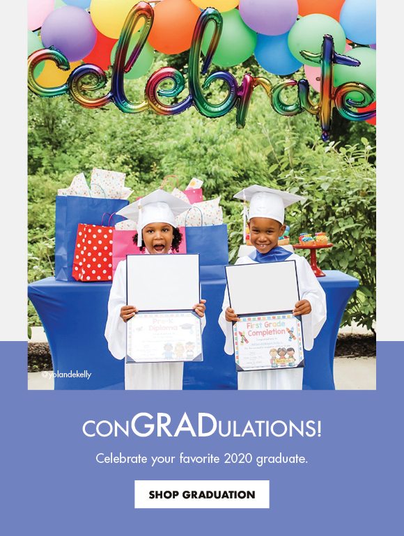 ConGRADulations! | Celebrate your favorite 2020 graduate. | Shop Graduation