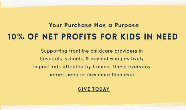 Life is Good Donates 10% of its net profits to help kids in need