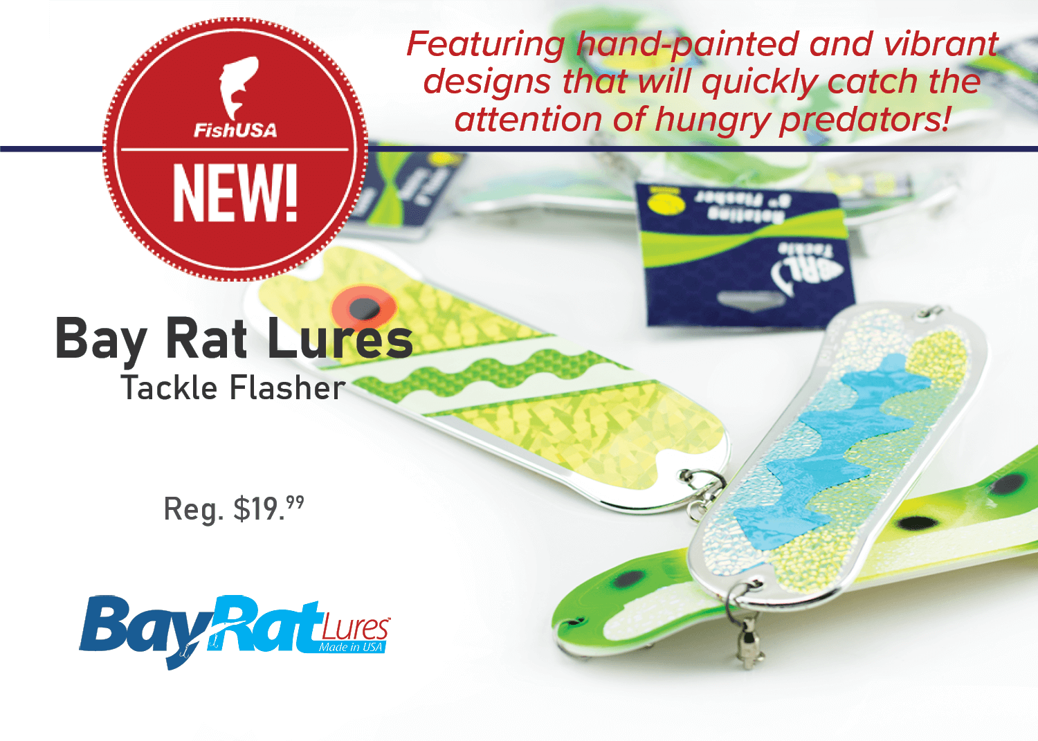Bay Rat Lures Tackle Flasher