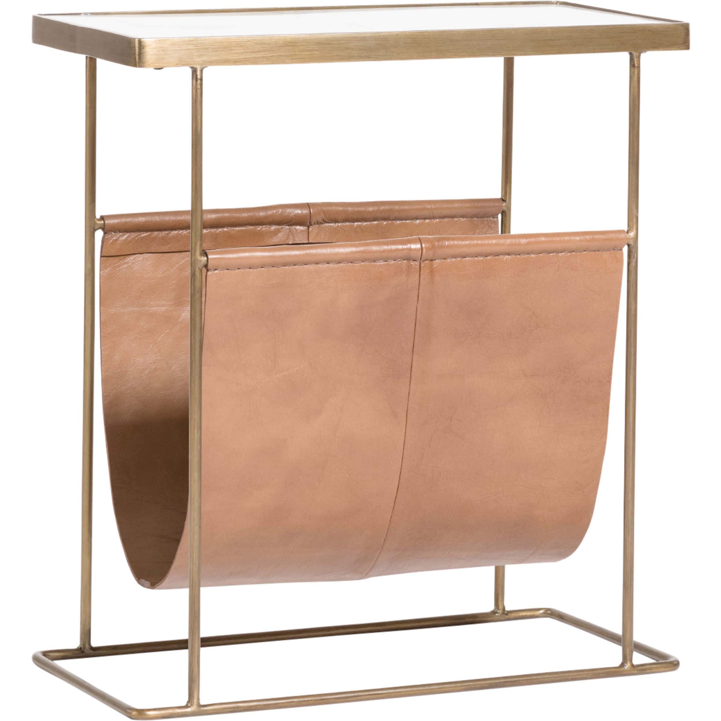 Image of Stanton Accent Table, Tanned Umber