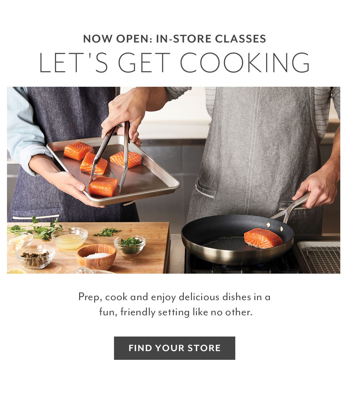 In-Store Classes with Dining