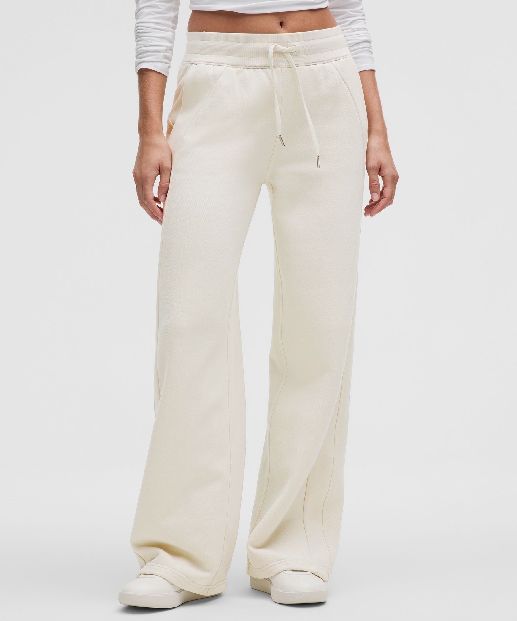 Scuba Mid-Rise Wide-Leg Pant *Regular