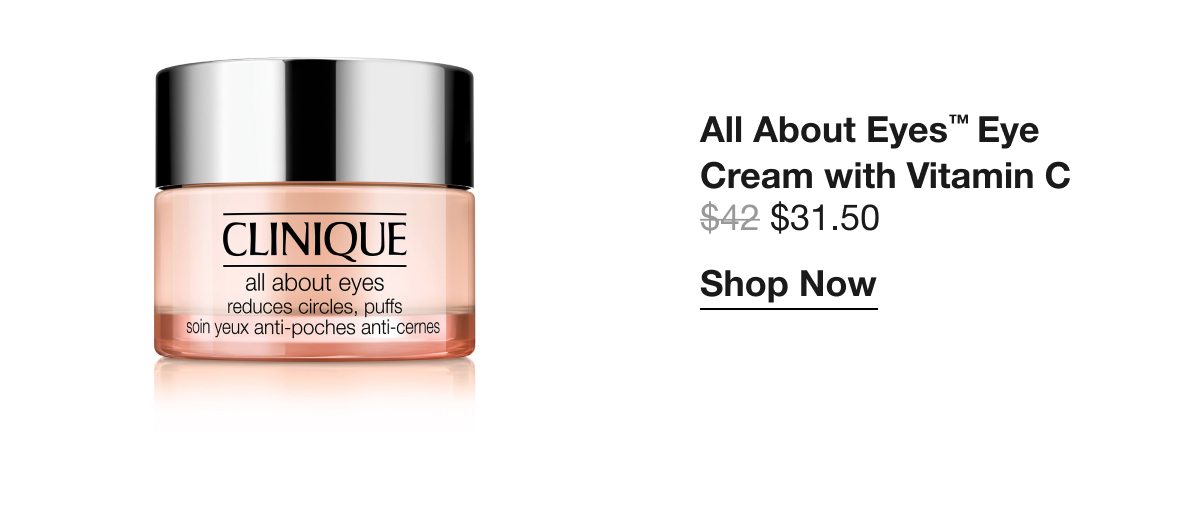 All About Eyes™ Eye Cream with Vitamin C | $31.50 | Shop Now