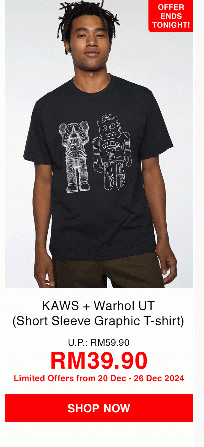 KAWS + Warhol UT (Short Sleeve Graphic T-shirt)