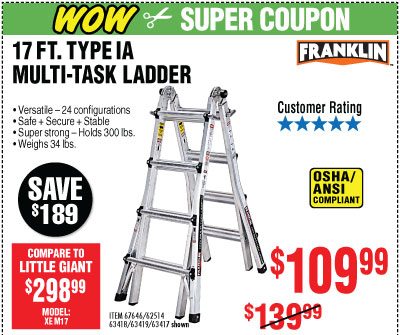 View 17 Ft. Type IA Multi-Task Ladder