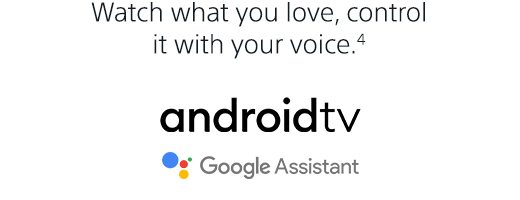 Watch what you love, control it with your voice.(4) androidtv | Google Assistant