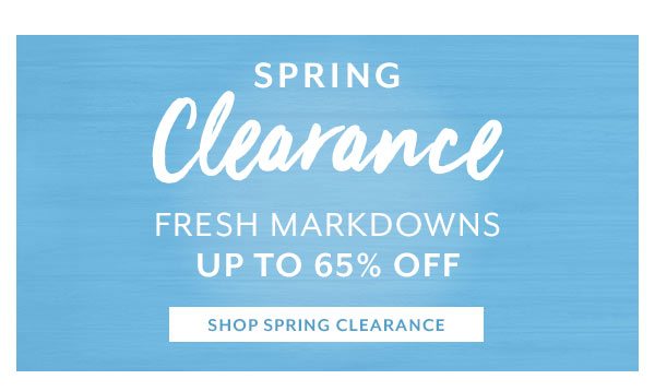 Spring Clearance