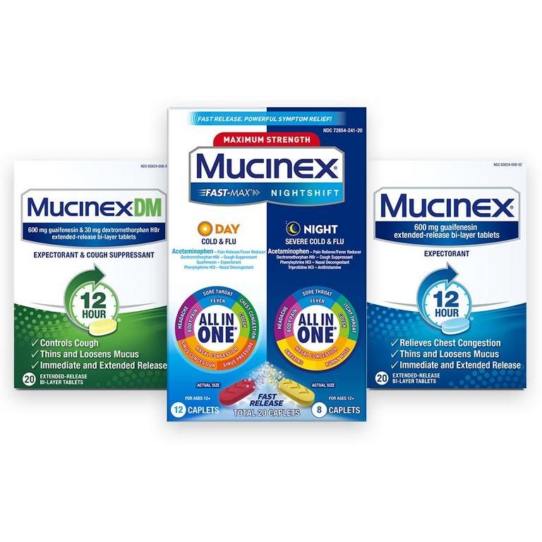 MUCINEX® or DELSYM®