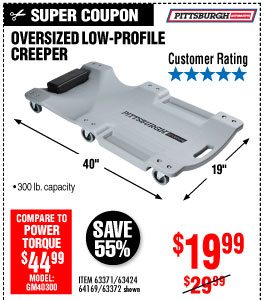 View 40 in. 300 lbs. Capacity Low-Profile Creeper