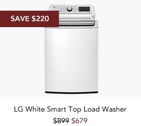 Shop LG White Smart Top Load Washer