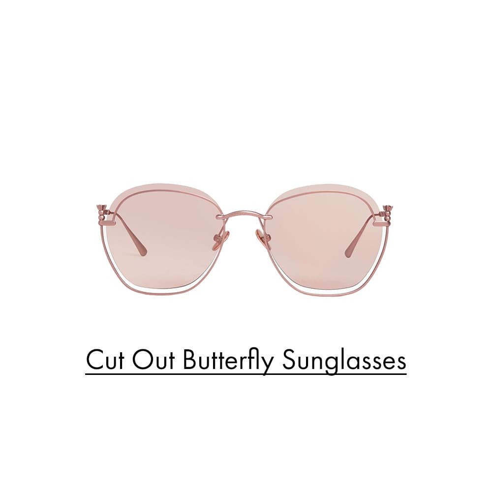 Cut Out Butterfly Sunglasses