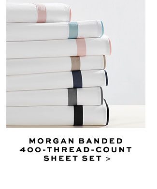 MORGAN BANDED 400-THREAD-COUNT SHEET SET >