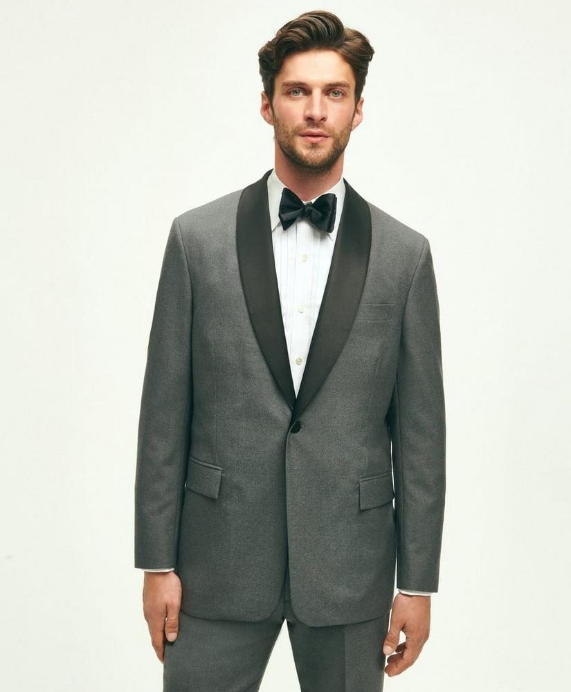 Classic Fit Wool 1818 Hopsack Dinner Jacket