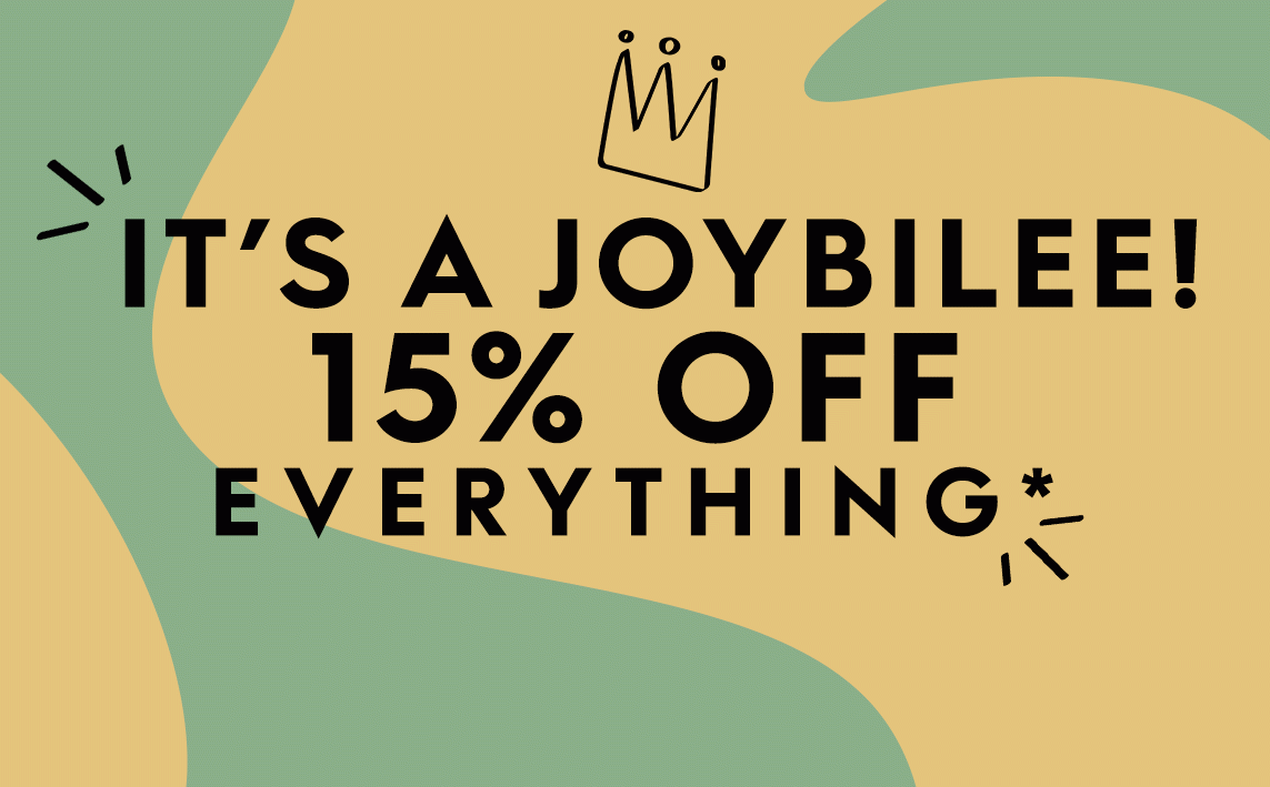 15% off everything!