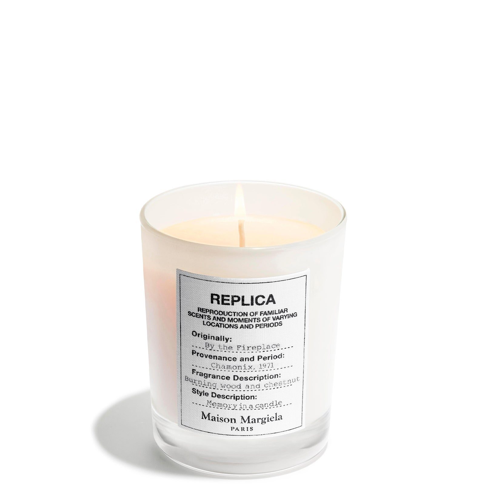 Replica By The Fireplace Candle