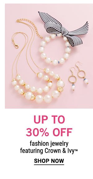 Up to 30% off fashion jewelry featuring Crown & Ivy™. Shop Now.