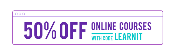 50% off Online Course | Shop Now