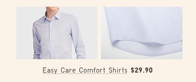 EASY CARE COMFORT SHIRTS $29.90