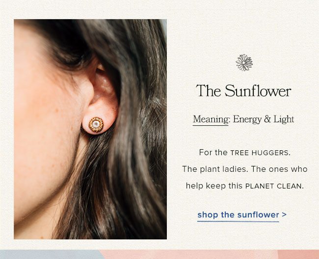 Shop all Sunflower jewelry.