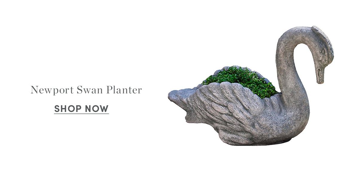 New pord swan planter