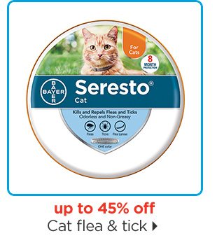 Up to 45% off. Cat flea & tick.