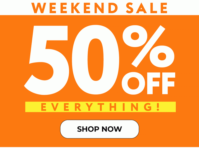 everything 50% OFF