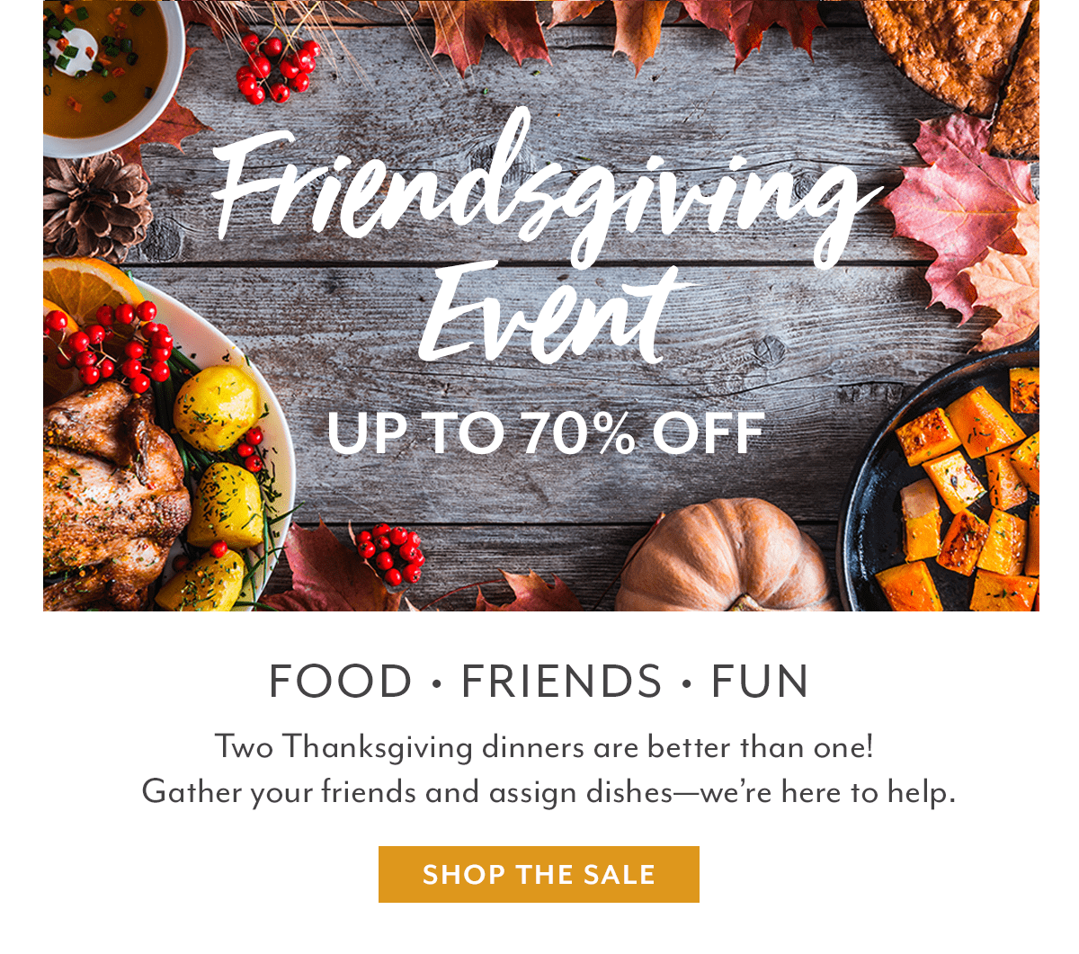 Friendsgiving Shop