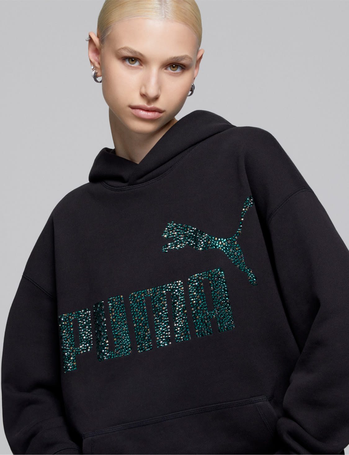PUMA Hoodie with Swarovski crystals