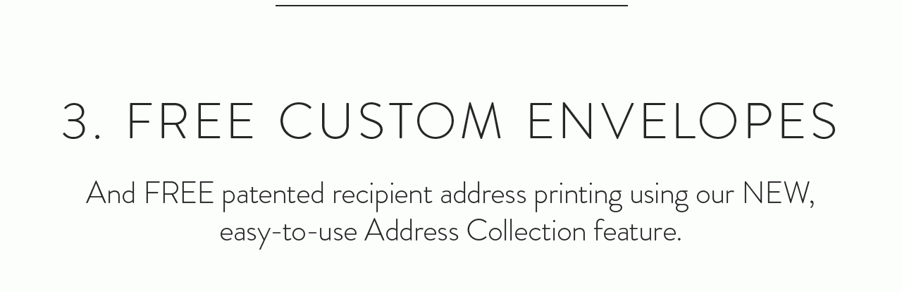 3. Free Custom Envelopes