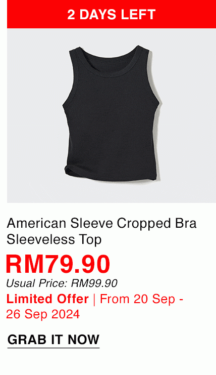 American Sleeve Cropped Bra Sleeveless Top