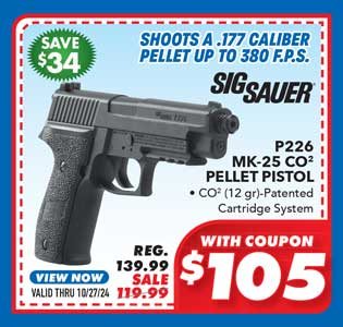 Sig Sauer P226 MK-25 CO2 Pellet Pistol