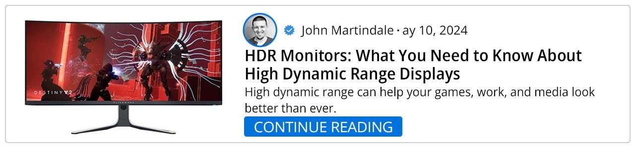 HDR Monitors: What You Need to Know About High Dynamic Range Displays - Continue Reading