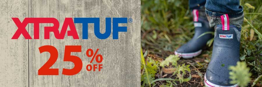 25% off XtraTuf