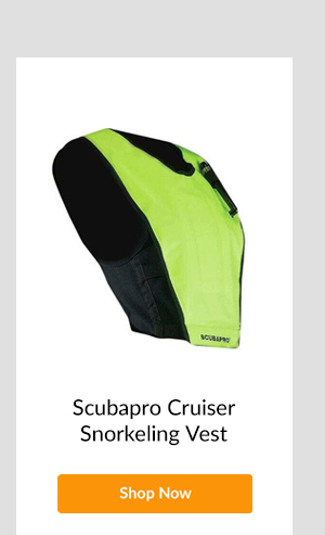 Scubapro Cruiser Snorkeling Vest, Black/Yellow X-Small