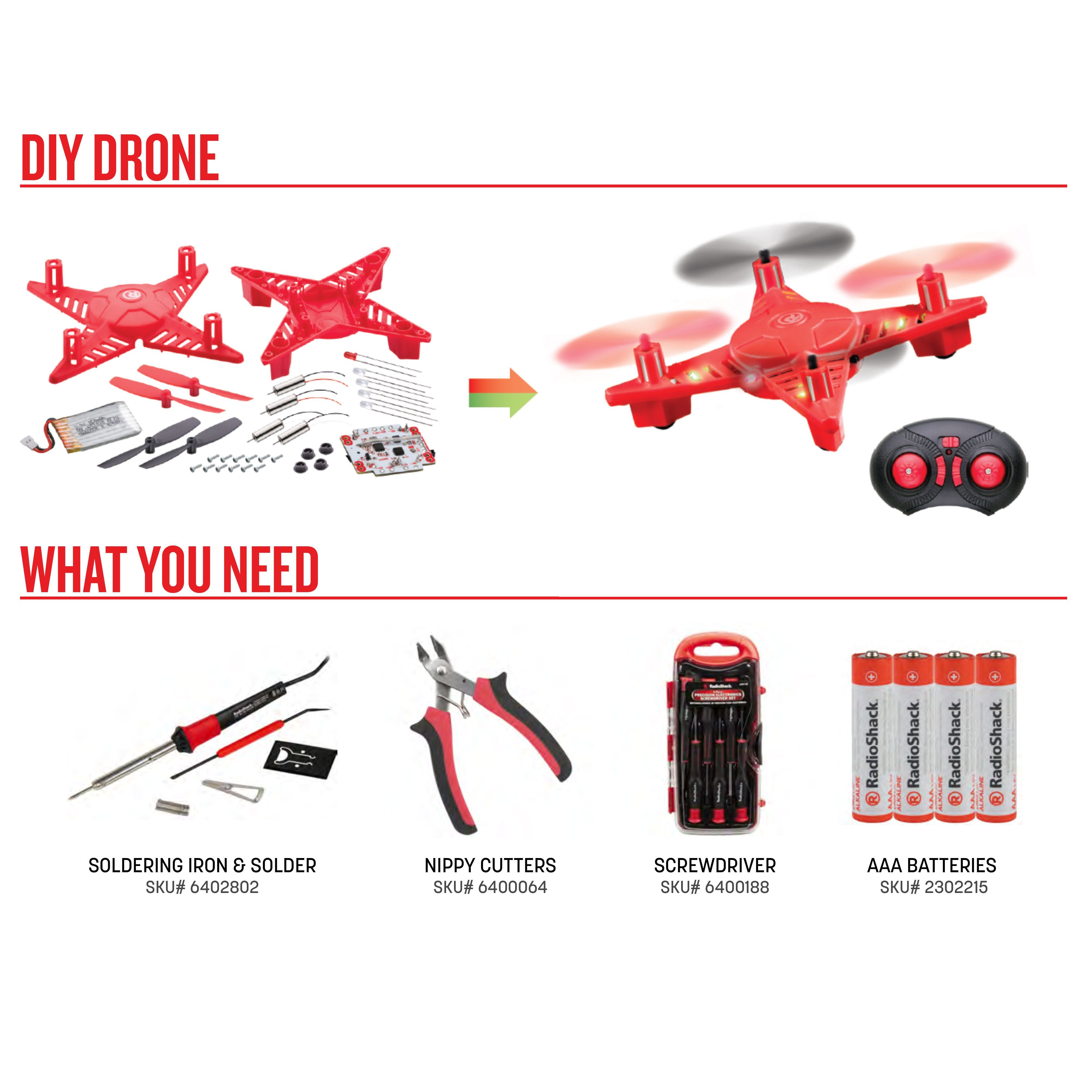 Image of DIY Drone Bundle with Tools and Batteries