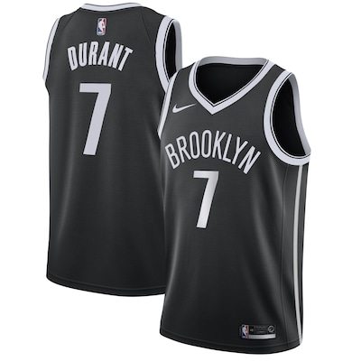 Kevin Durant Brooklyn Nets Nike 2019/20 Swingman Jersey Black - Icon Edition